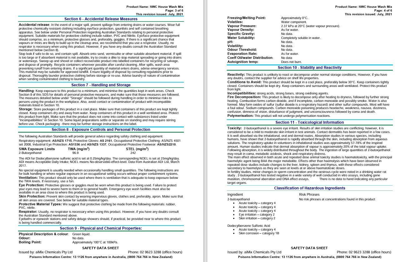 NWC - House Wash Mix