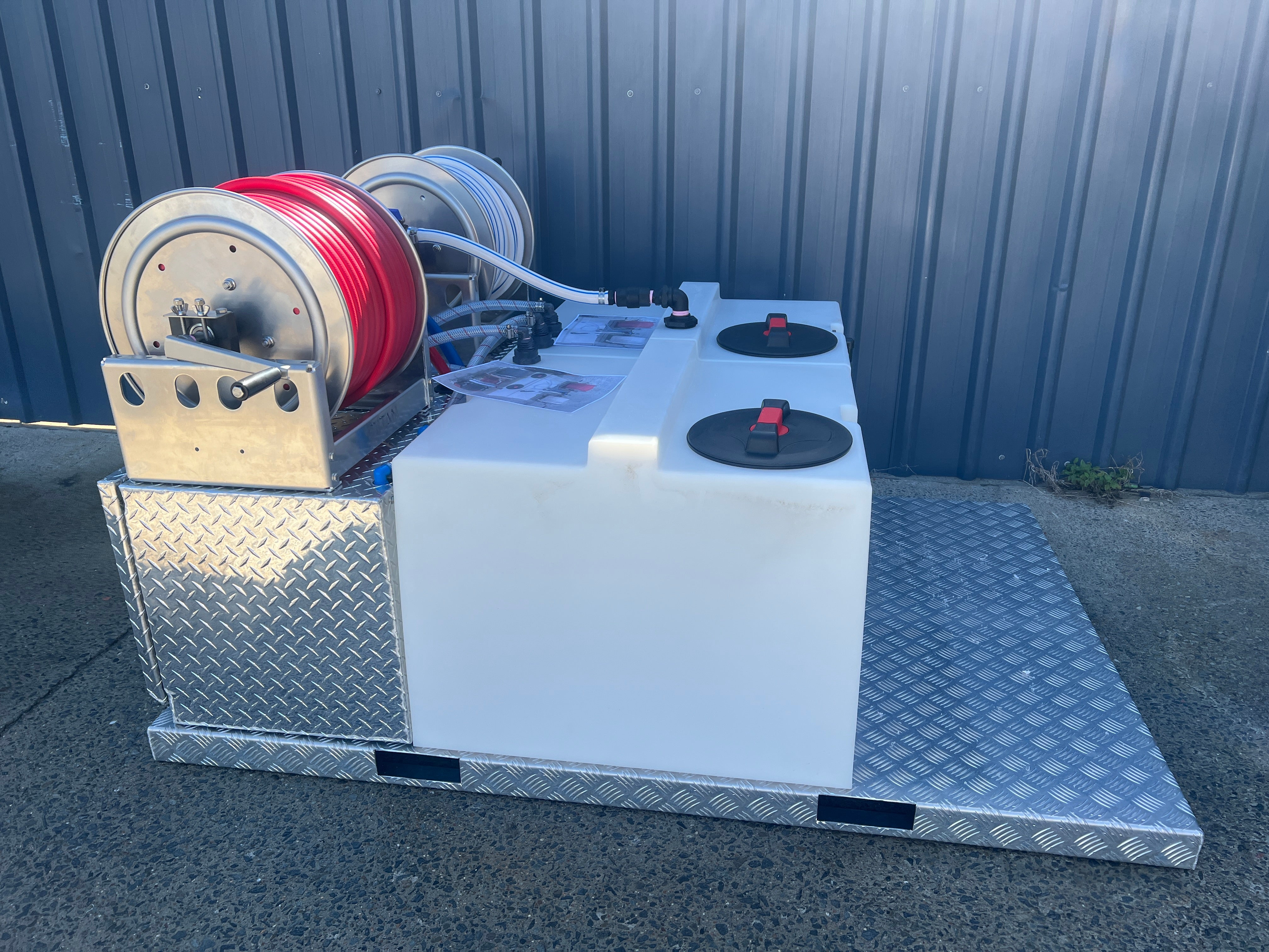 Booster in a Box: Complete System (With Hose Reels & Pro-Switch)