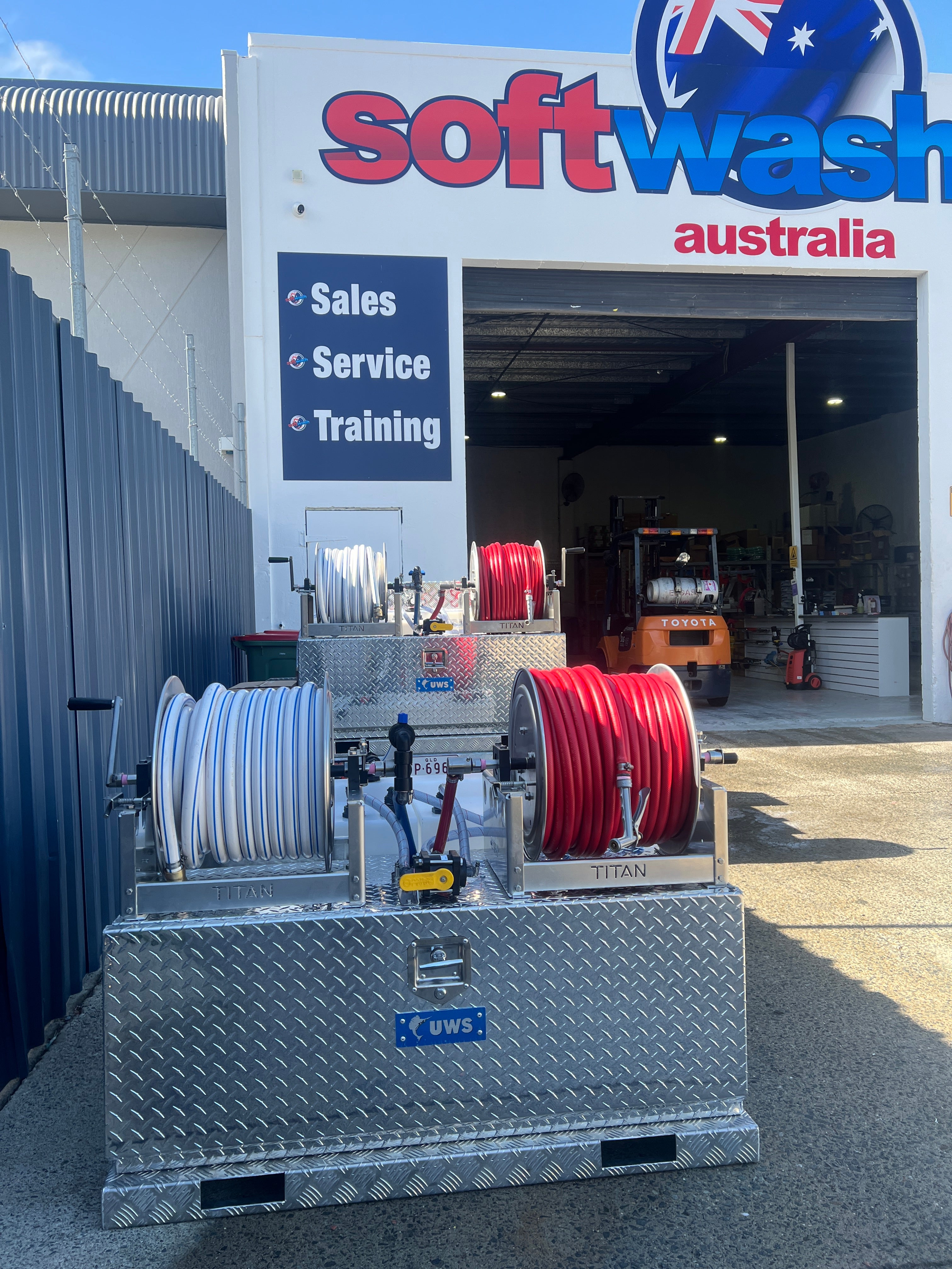 Booster in a Box: Complete System (With Hose Reels & Pro-Switch)