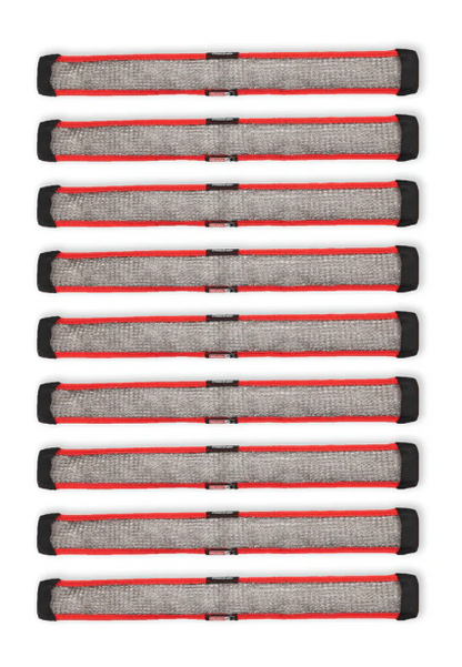 16.5&quot; Solar Rocker Stainless Mesh Scrub - Red