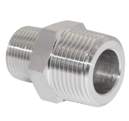 3/8 - 1/2" High Pressure  Taped Hex Nipple