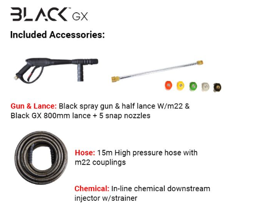 Black GX Pressure Washer (4000 PSI | 13.5L/PM)