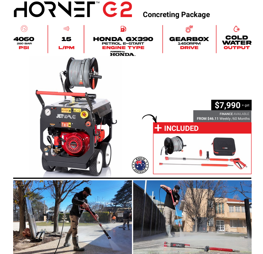 Hornet G2 Concreter's Package