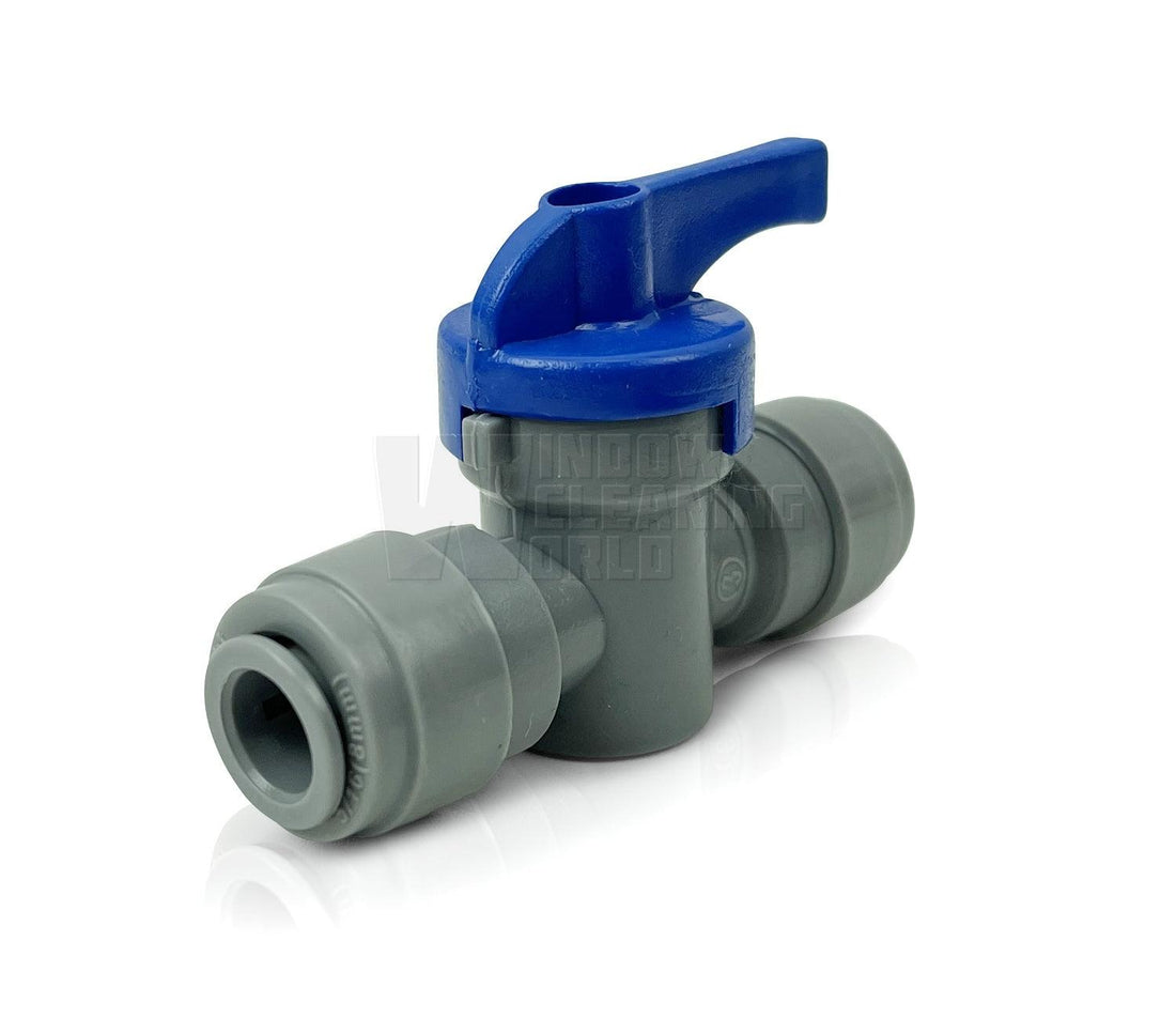 Premium 8mm Push Fit Valve Blue