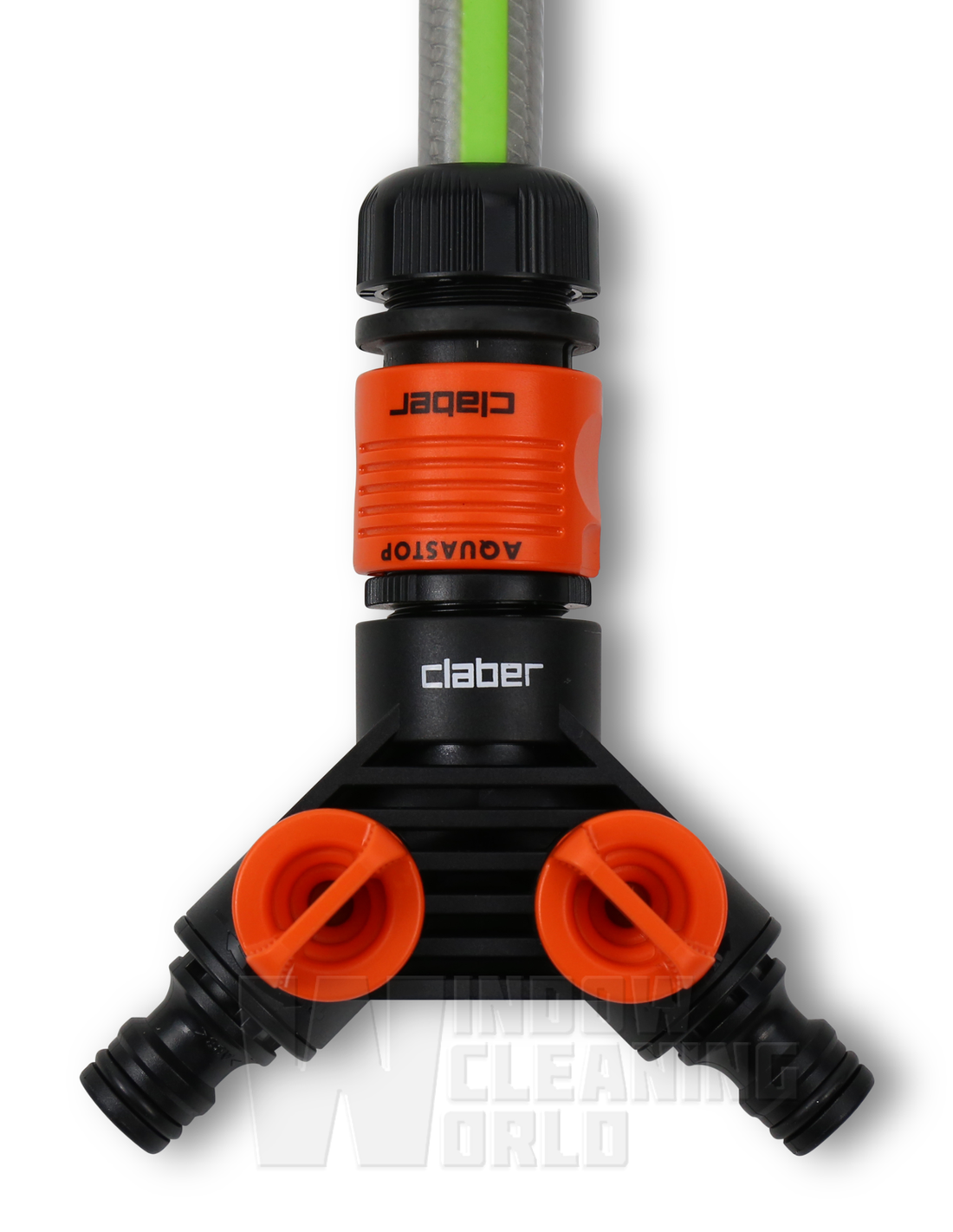 Claber 2-way hose splitter with valves