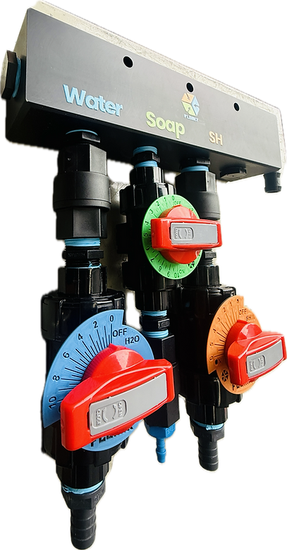 FLOMIX 3/4 - 3 Port Polyethylene Chemical Manifold