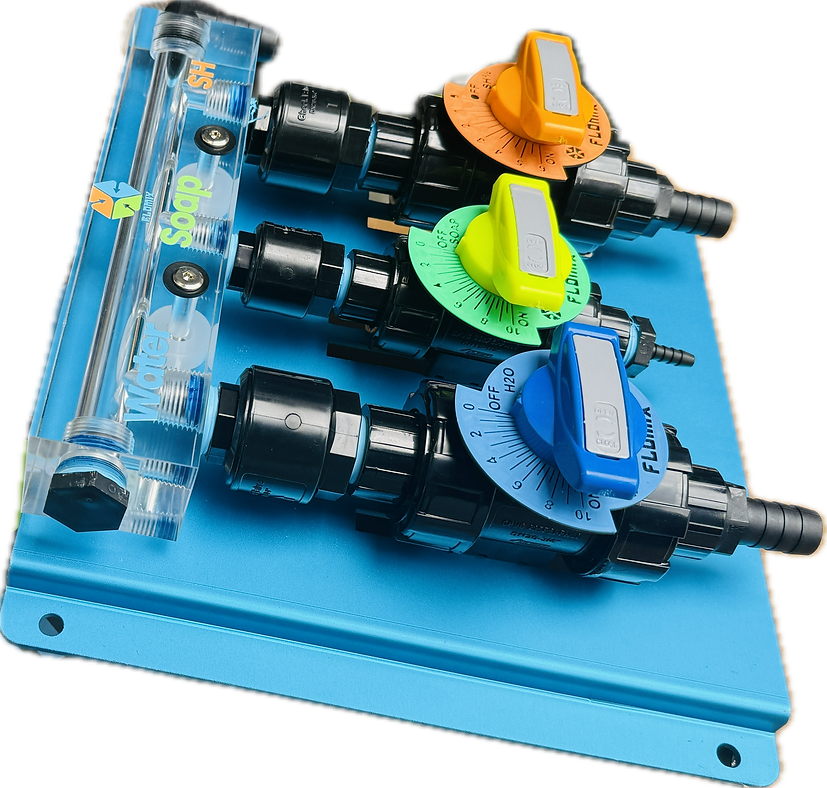 Flomix Essential Acrylic Chemical Dosing Manifold