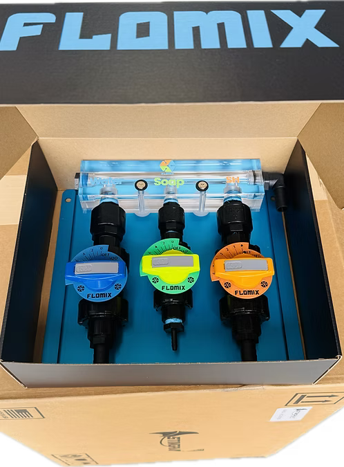 Flomix Essential Acrylic Chemical Dosing Manifold