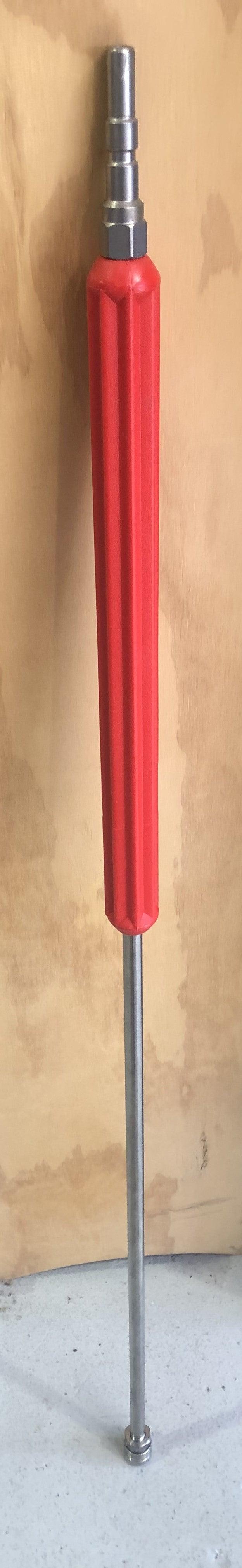 JW RED STRAIGHT- STAINLESS STEEL SINGLE LANCE