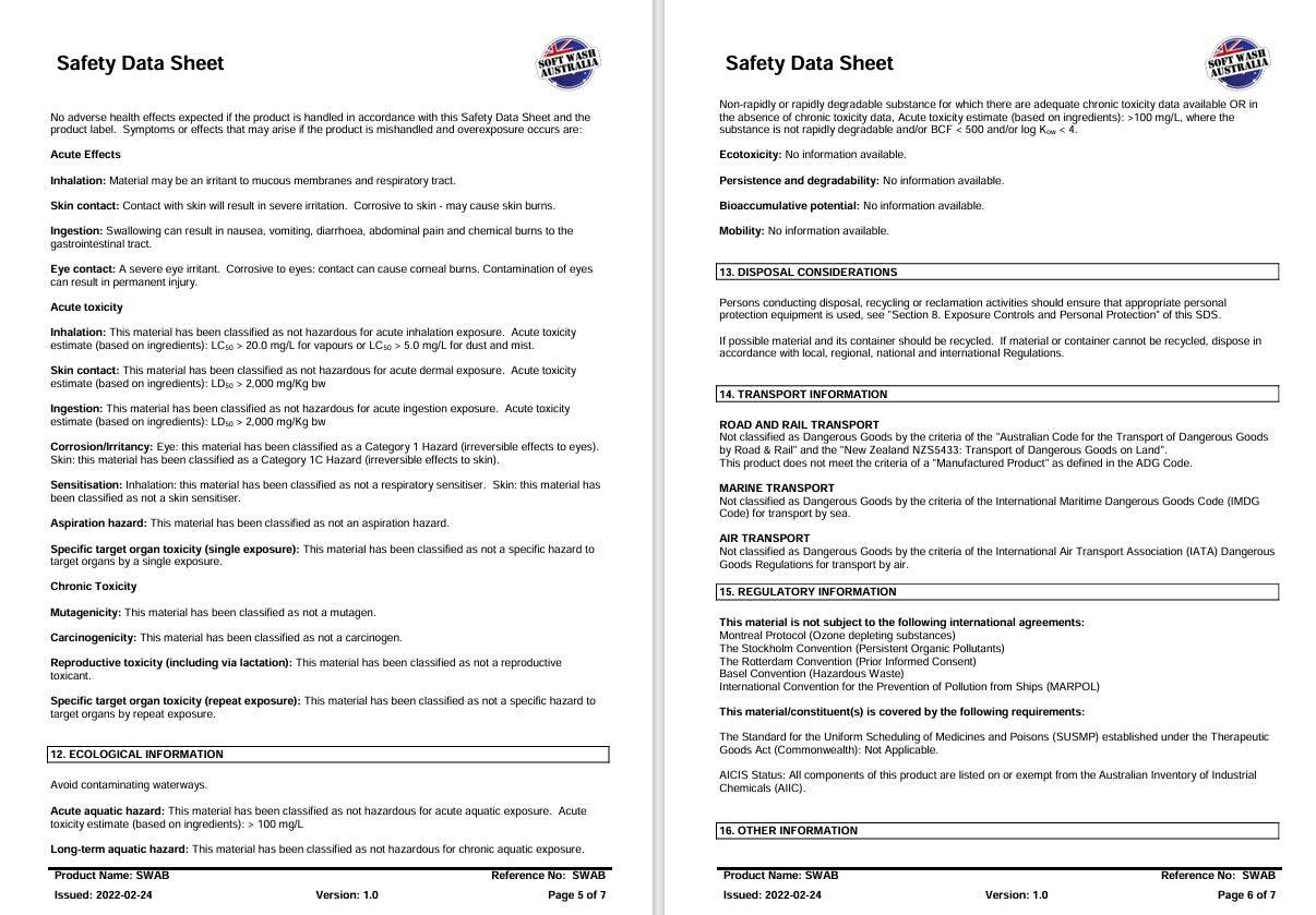 SWAB - Brightener - Oxidized Paint Remover