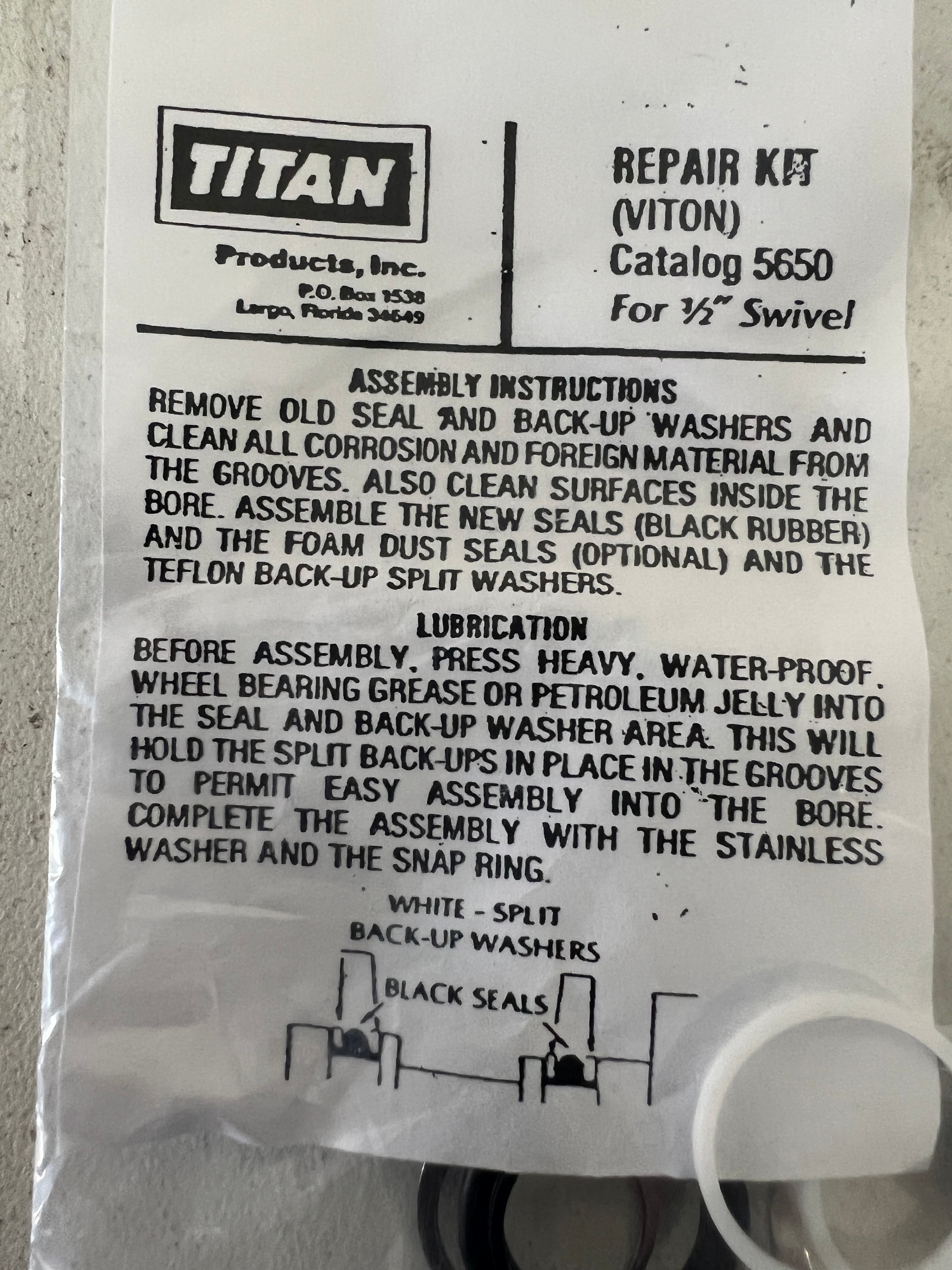 Titan Swivel Repair Kit