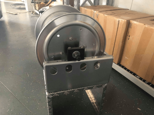 Titan 12 Inch Electric Hose Reel - T4312ES (Stainless Steel)